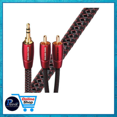 สายสัญญาณอนาล็อก AUDIOQUEST : GOLDEN GATE (MINI TO RCA) (2.0M)_2